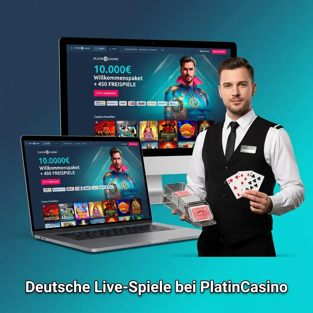 Deutschsprachige Live-Dealer-Tische bei PlatinCasino