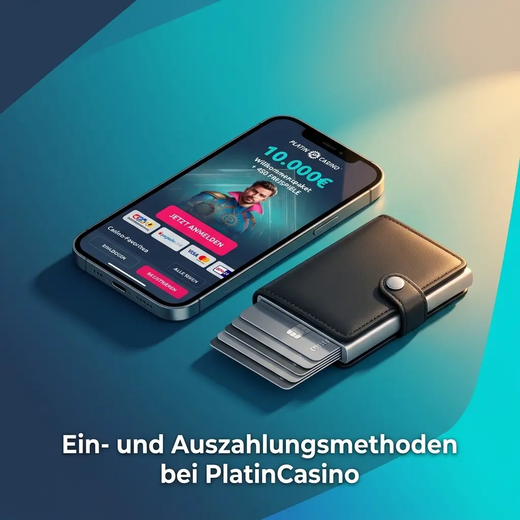 Verfügbare Zahlungsmethoden bei PlatinCasino