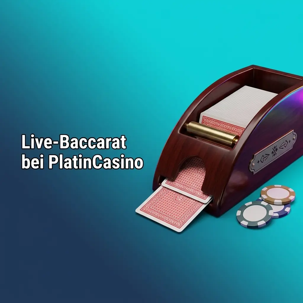 Live-Baccarat Kartentisch bei PlatinCasino