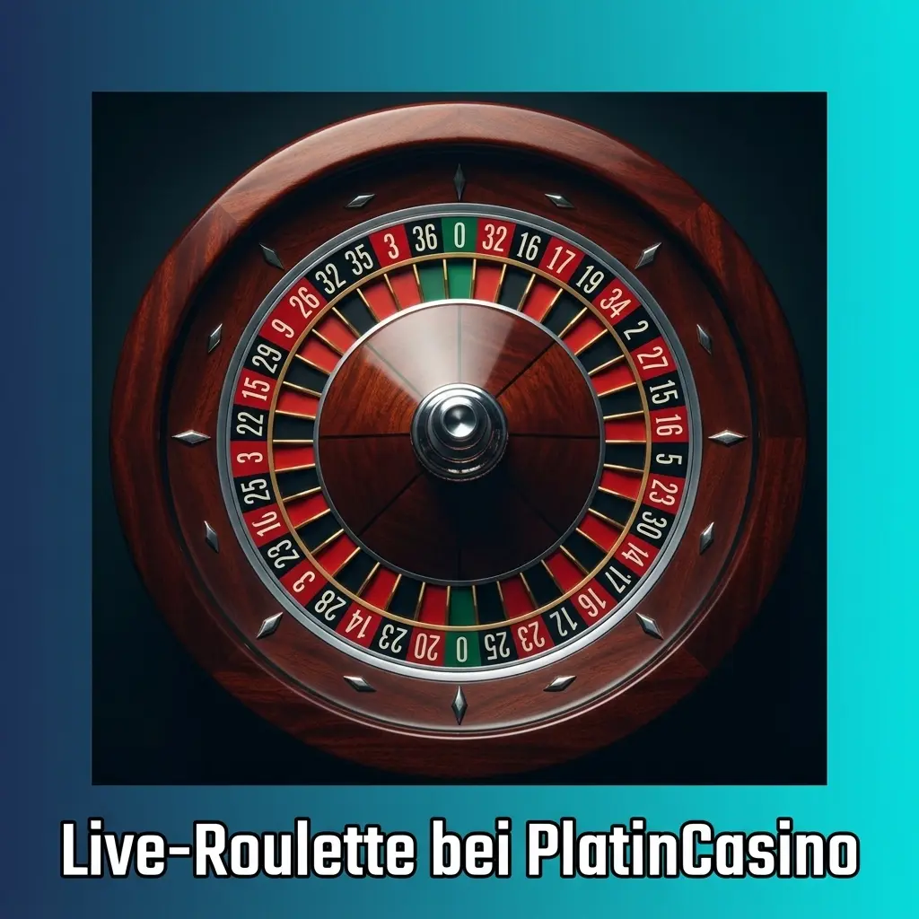 Live-Roulette Tisch mit echtem Dealer bei PlatinCasino