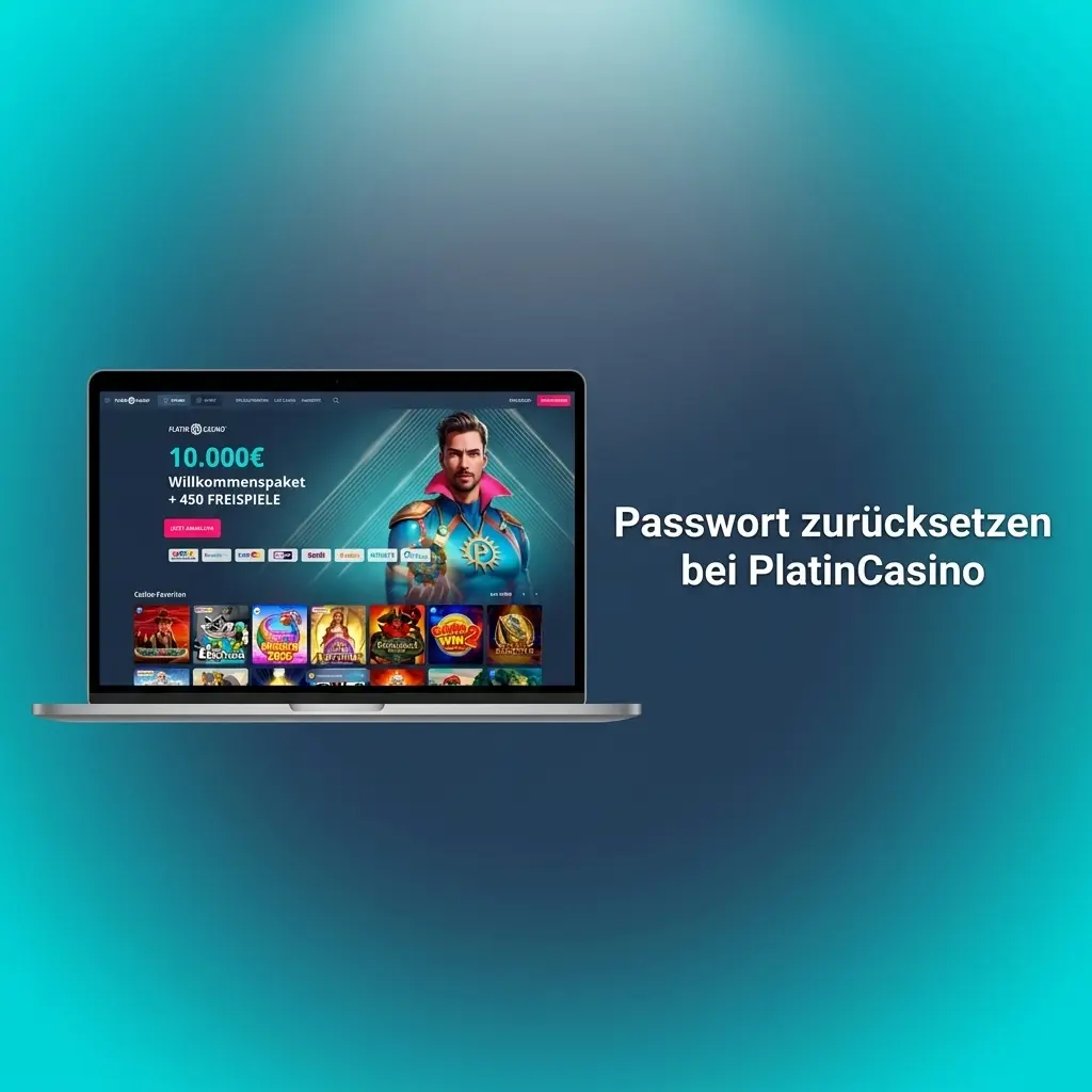 Passwort zurücksetzen bei PlatinCasino – Schritt-für-Schritt-Anleitung