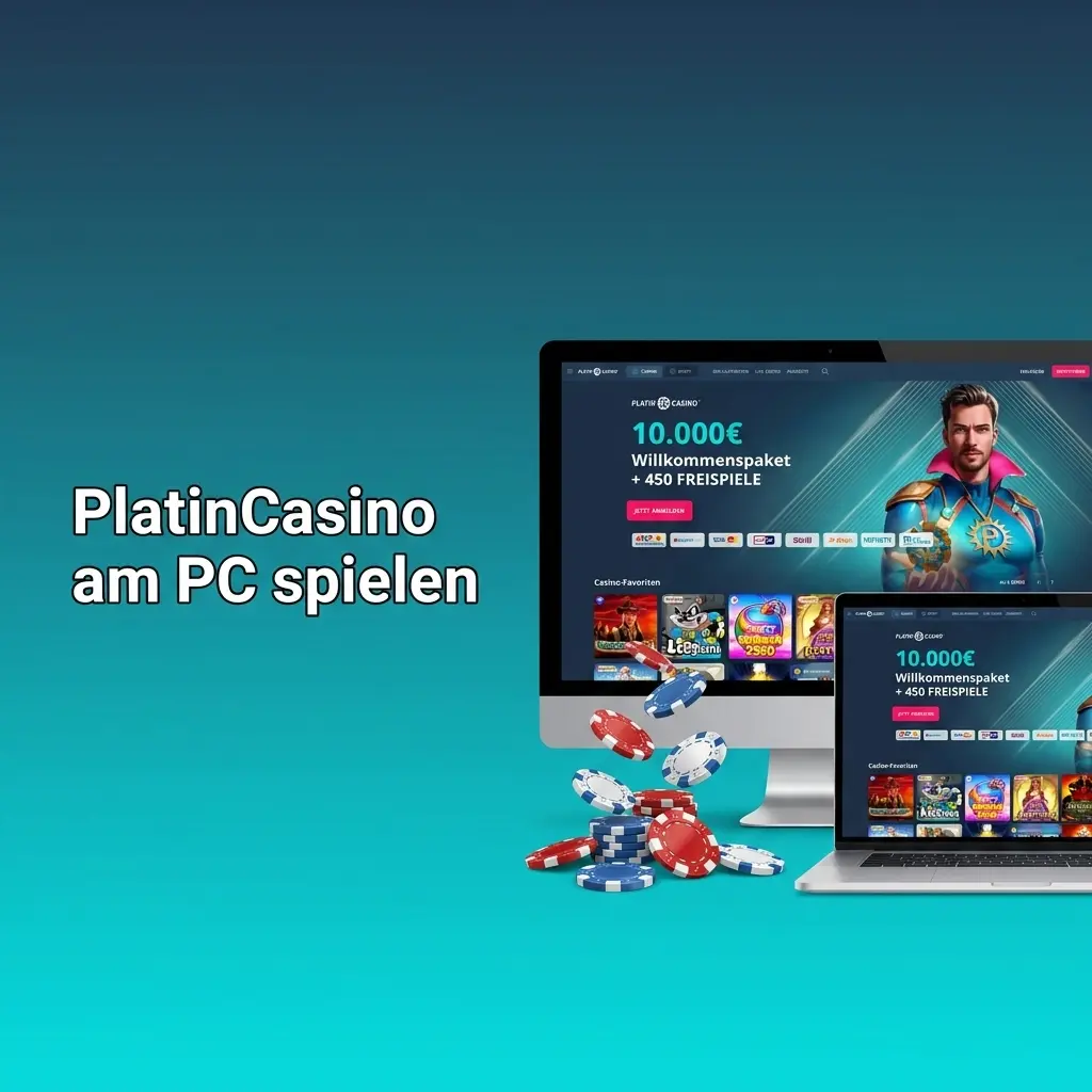 PlatinCasino im Browser auf einem PC oder Mac spielen