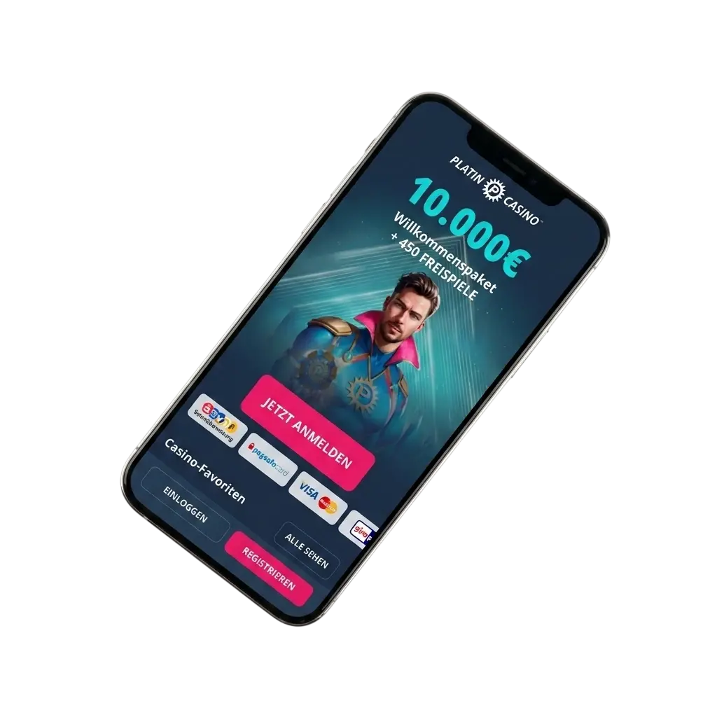 PlatinCasino App für Android und iOS