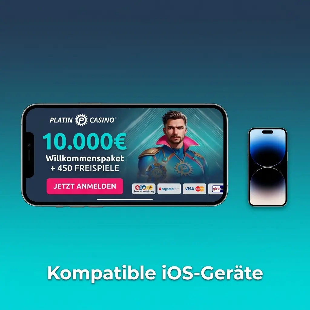 Kompatible Apple-Geräte für die PlatinCasino PWA