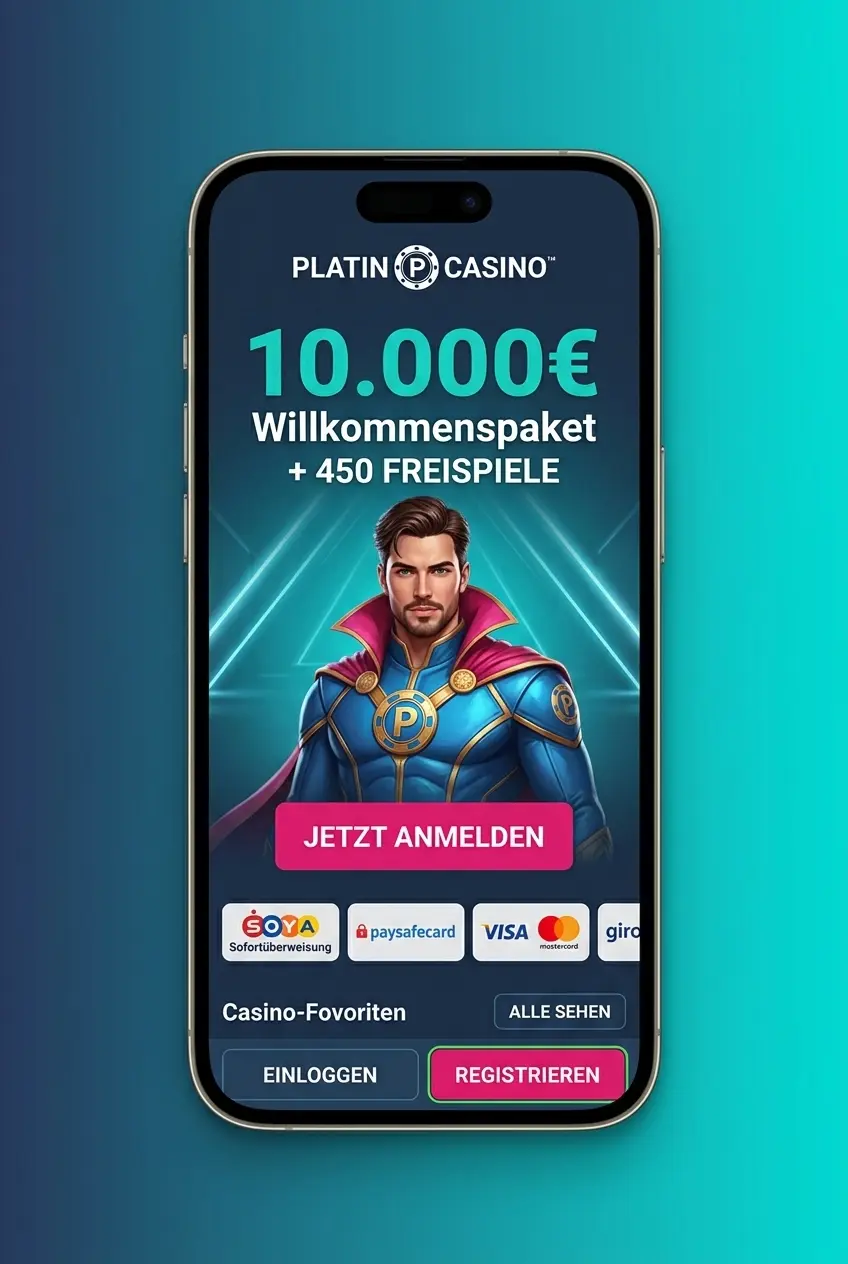 PlatinCasino Registrierungsformular Schritt-für-Schritt Anleitung