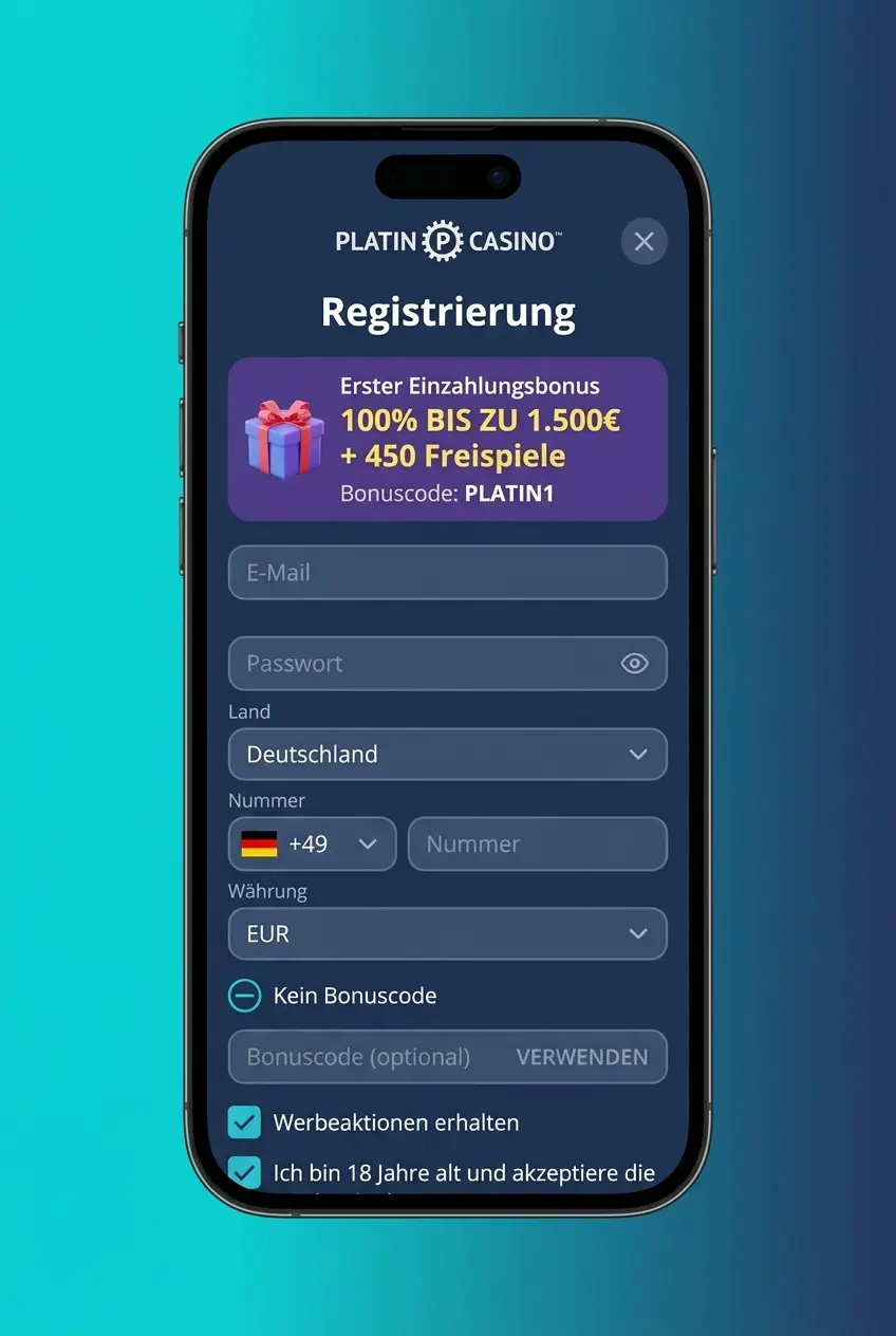PlatinCasino PWA Sportwetten mobile App