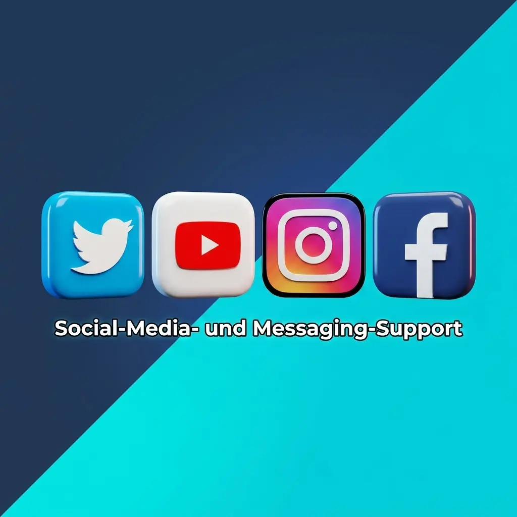 Social-Media- und Messaging-Support bei PlatinCasino
