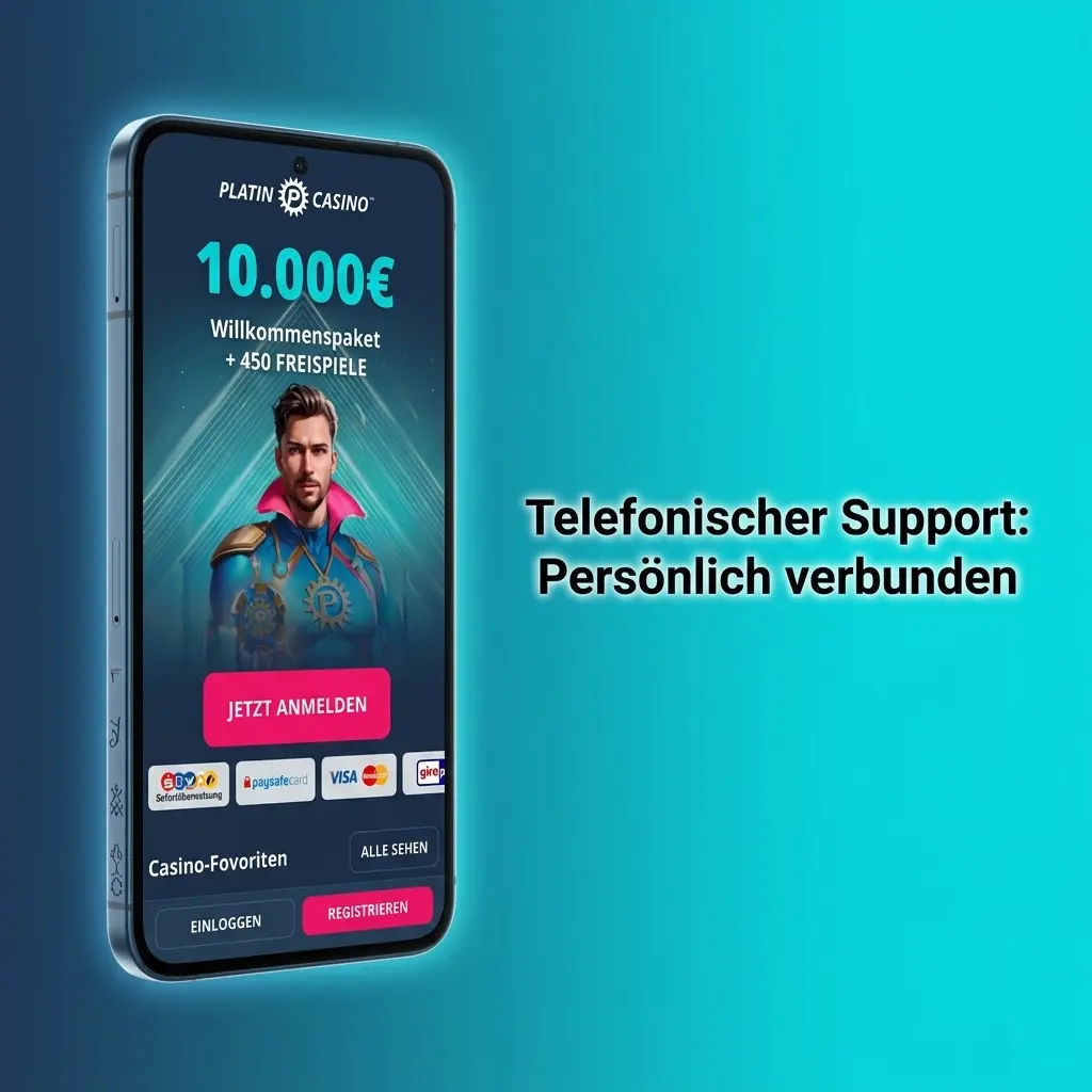 Telefonischer Kundensupport beim PlatinCasino