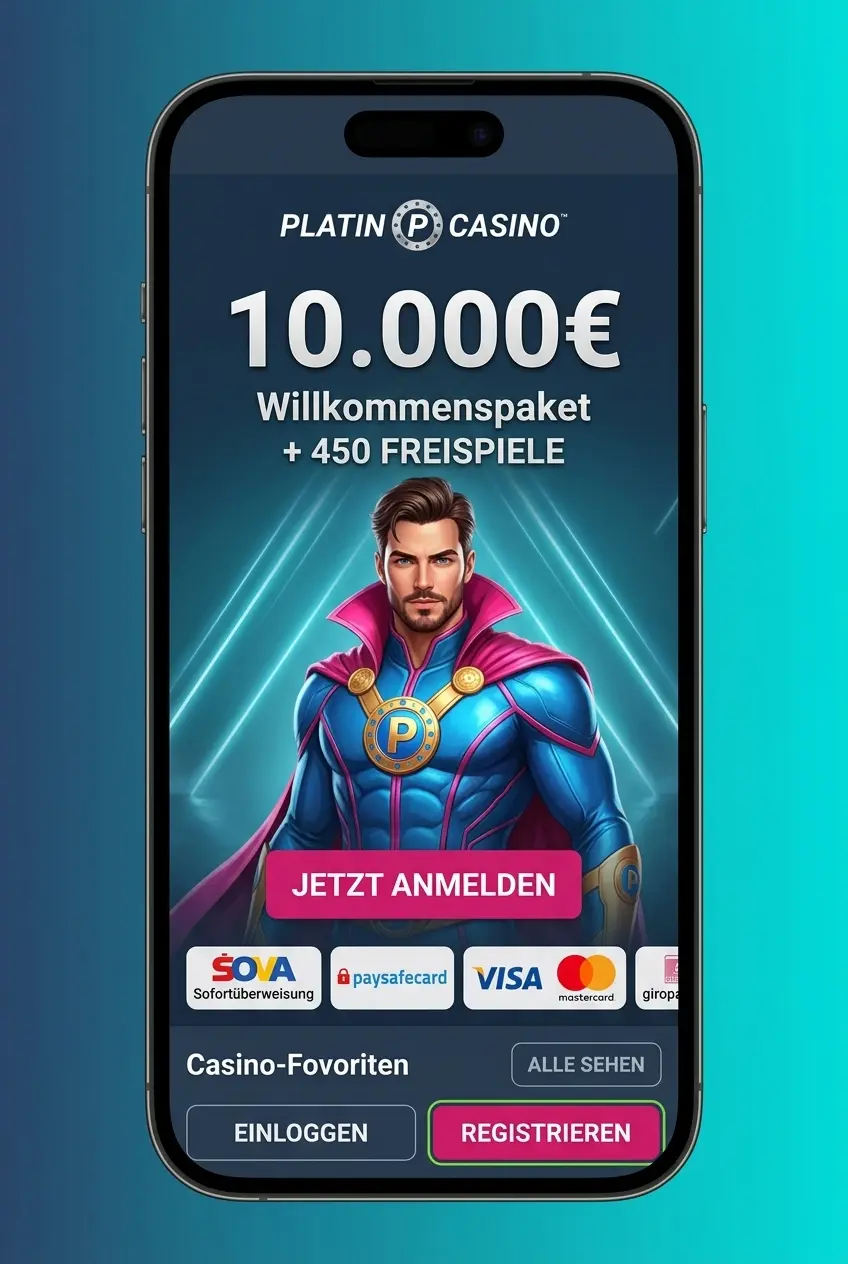Schritt-für-Schritt Registrierung bei PlatinCasino