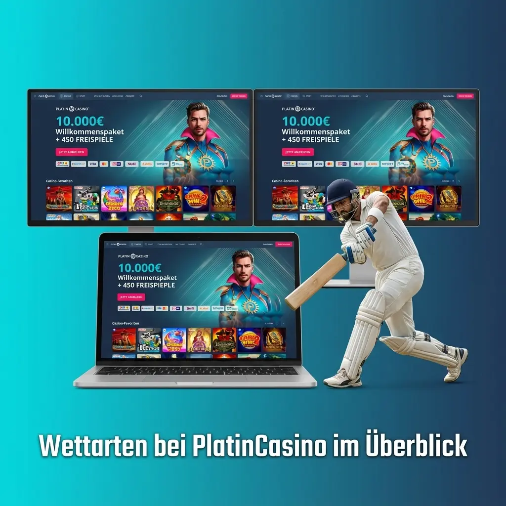Übersicht der Wettarten bei PlatinCasino