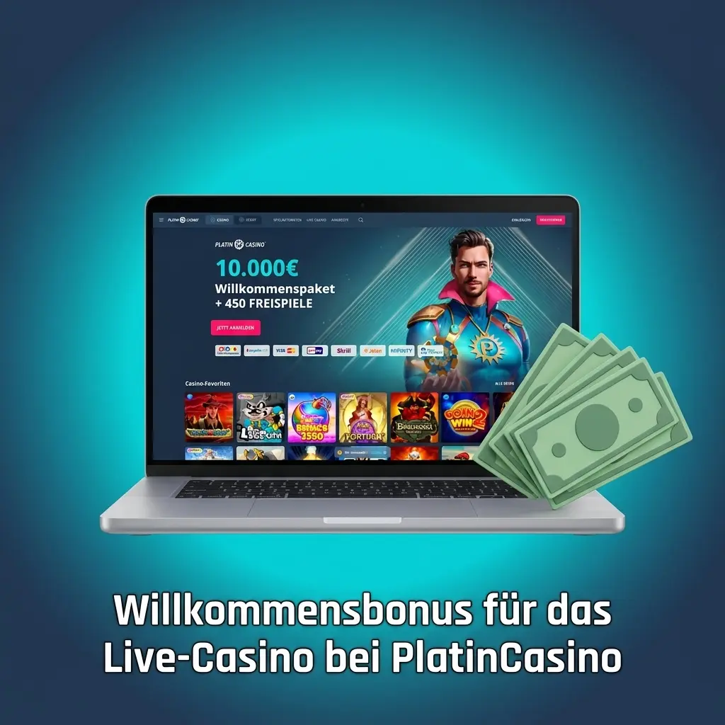 Willkommensbonus PlatinCasino Live-Casino bis zu 2.000 EUR und 200 Freispiele